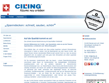 Tablet Screenshot of ciling.de